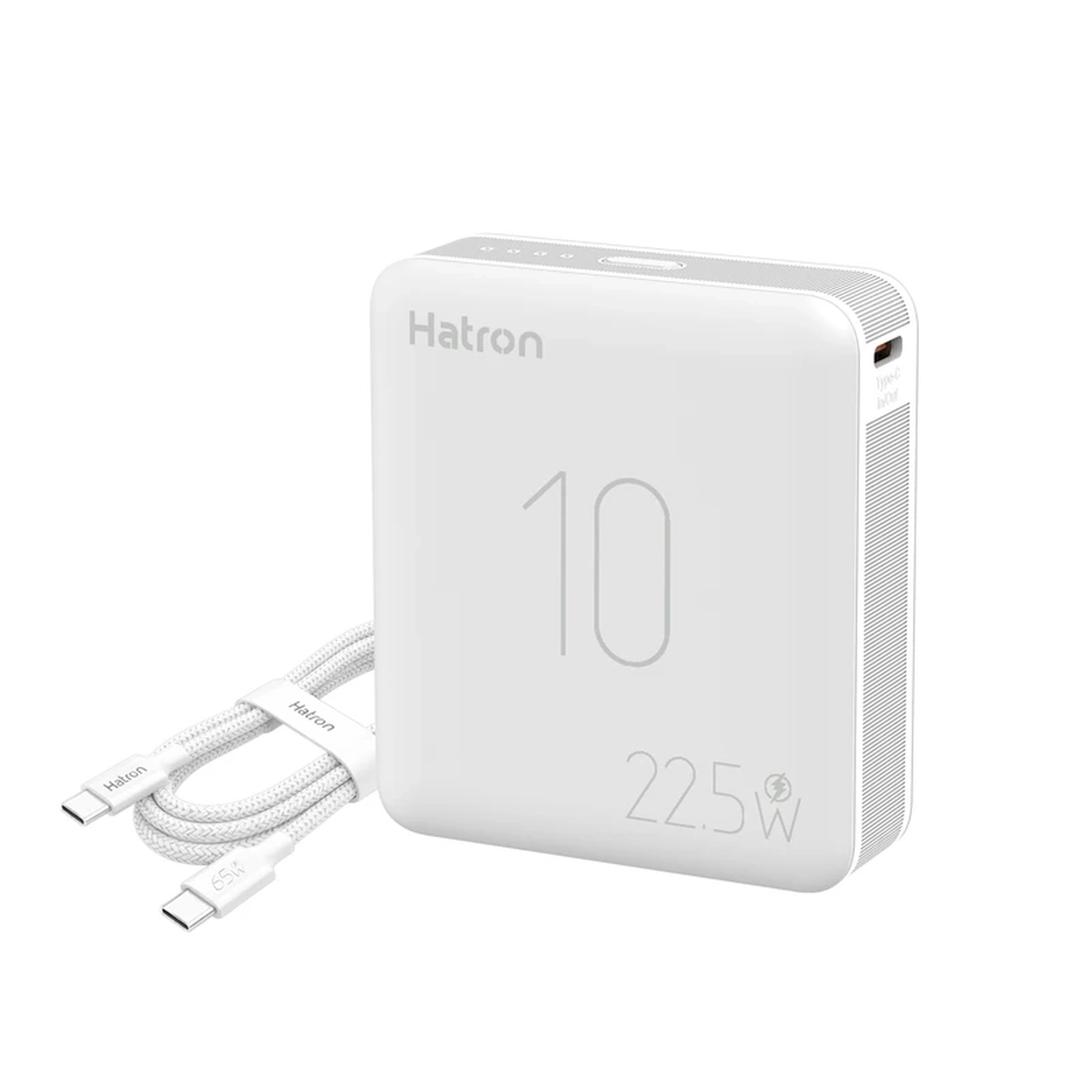 پاوربانک Hatron 22.5W 10000mAh مدل HPB1065ME - سفید