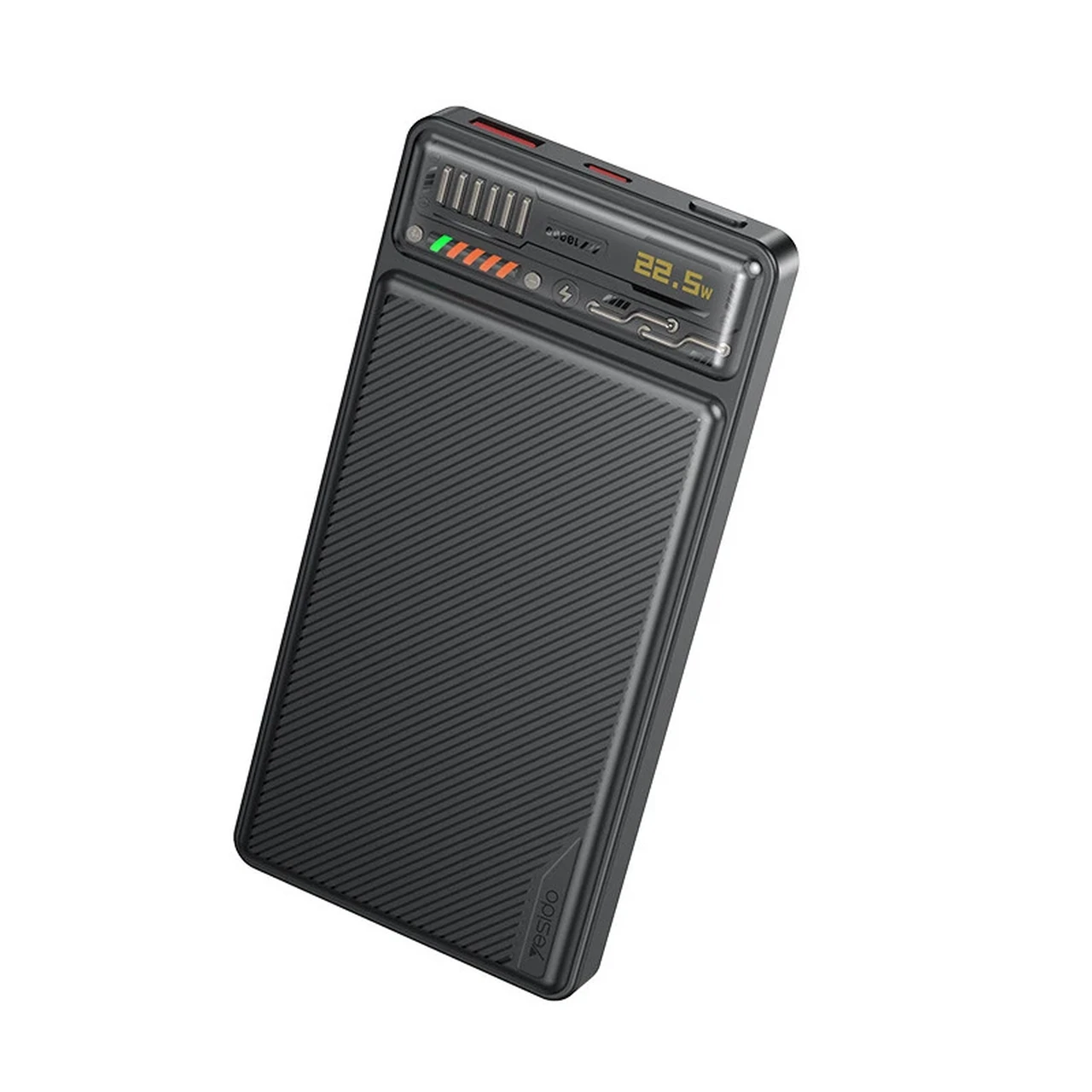 پاوربانک PD و فست شارژ Yesido 10000mAh مدل YP84 22.5W - مشکی