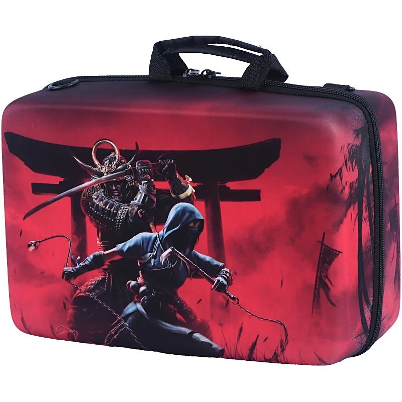کیف کنسول بازی PS5 Slim طرح Assassins Creed Shadows