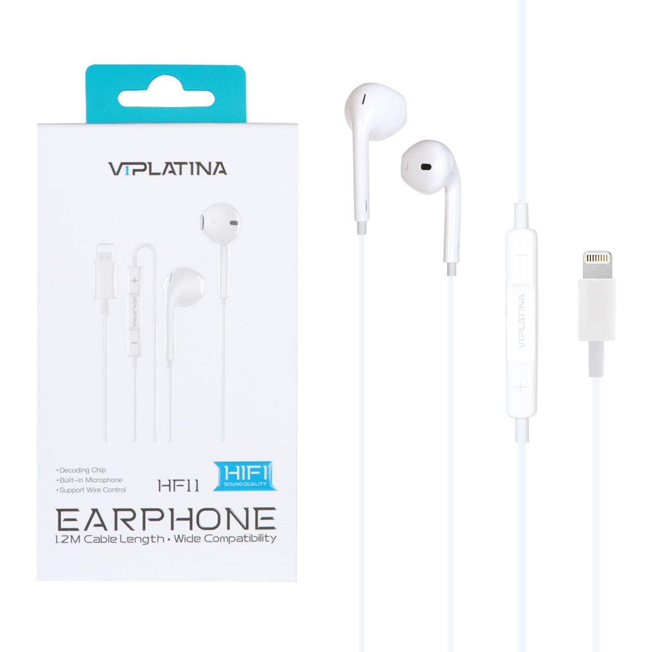 هندزفری با پورت آیفون VIPLATINA مدل HF11