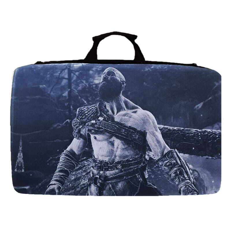 کیف کنسول بازی PS5 Slim گیم اور طرح God Of War Kratos