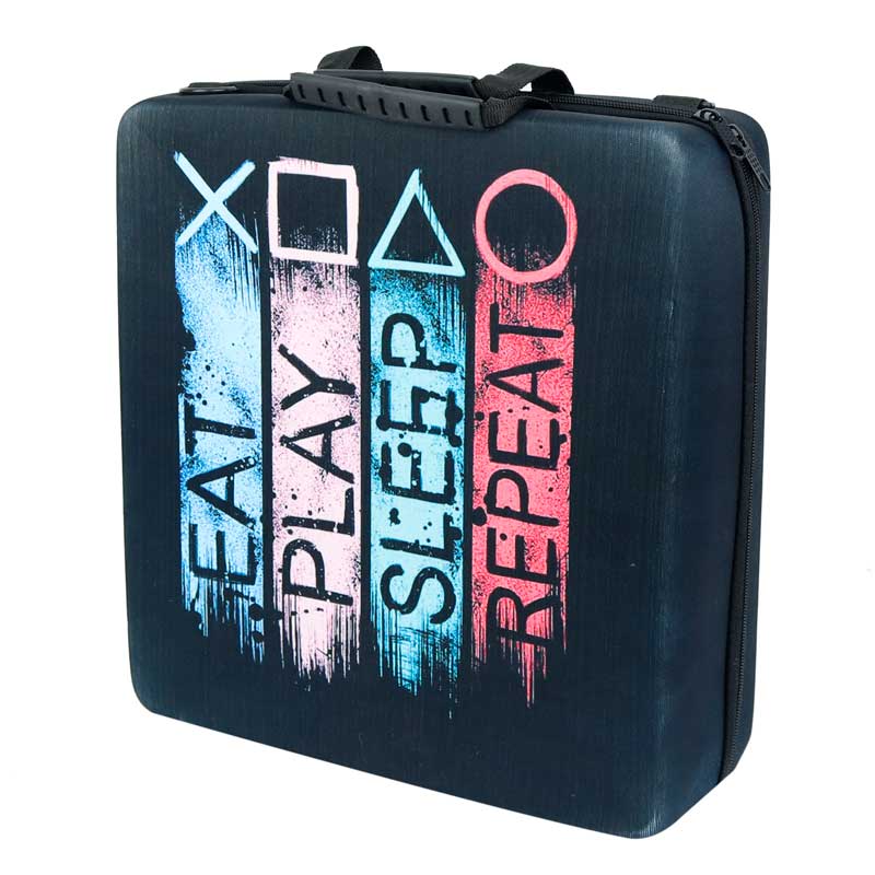 کیف کنسول بازی PS4 طرح Eat Play Sleep Repeat