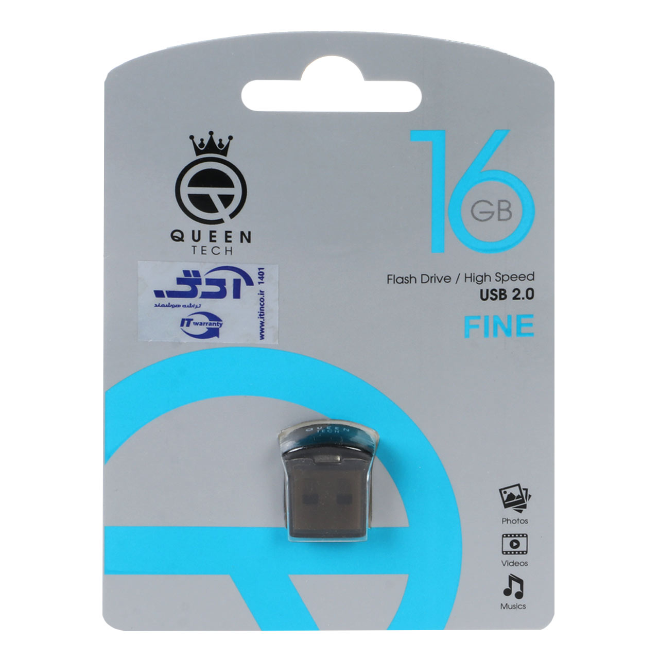 فلش مموری queen tech- fine 16 GB