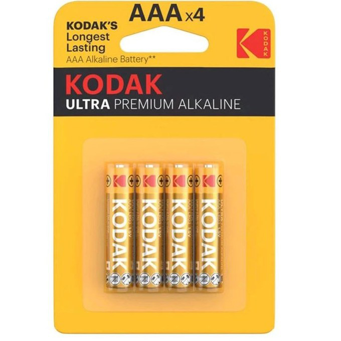 باتری نیم قلمی کداک مدل Ultra Premium بسته ۴ عددی