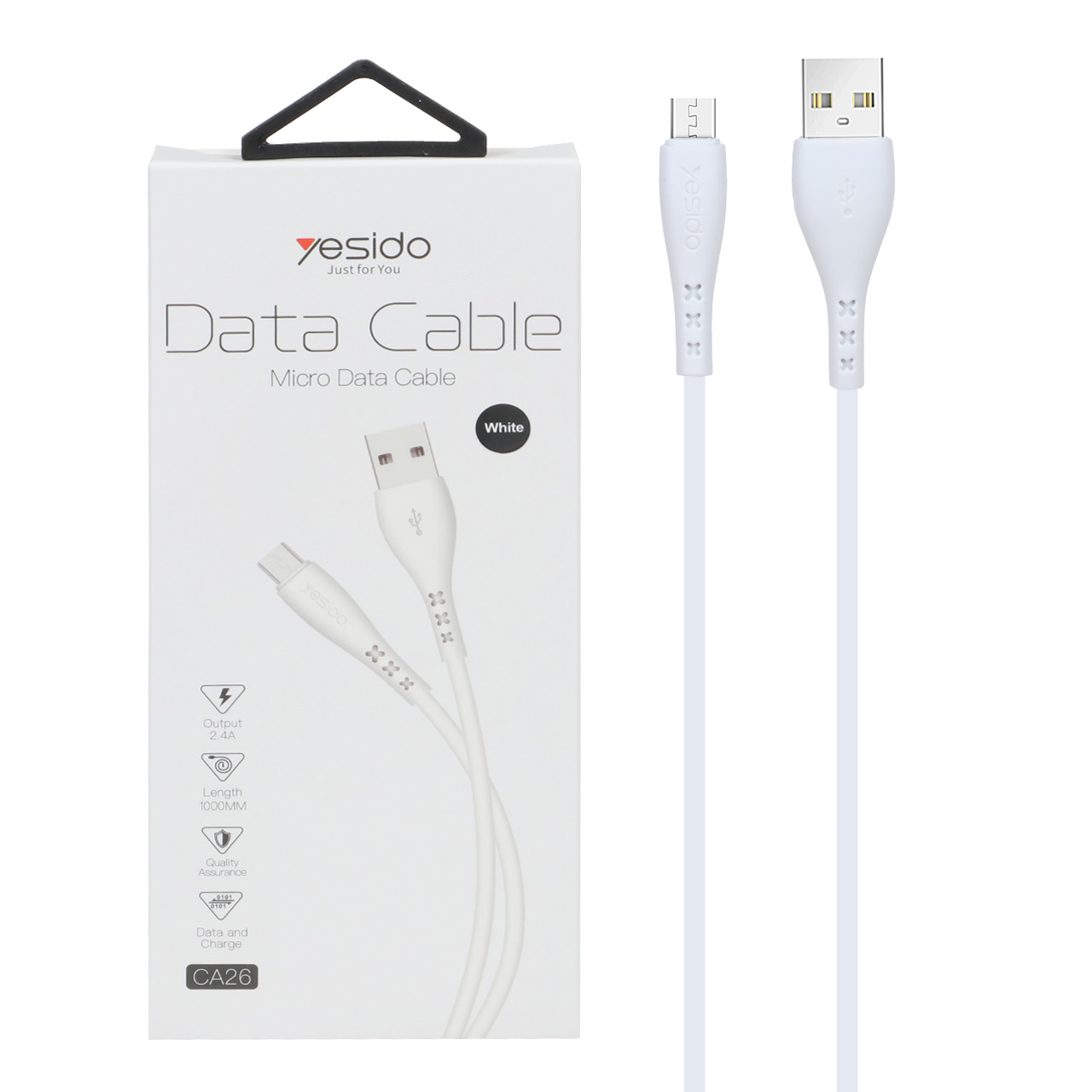 کابل شارژ فست اندروید yesido مدل CA26