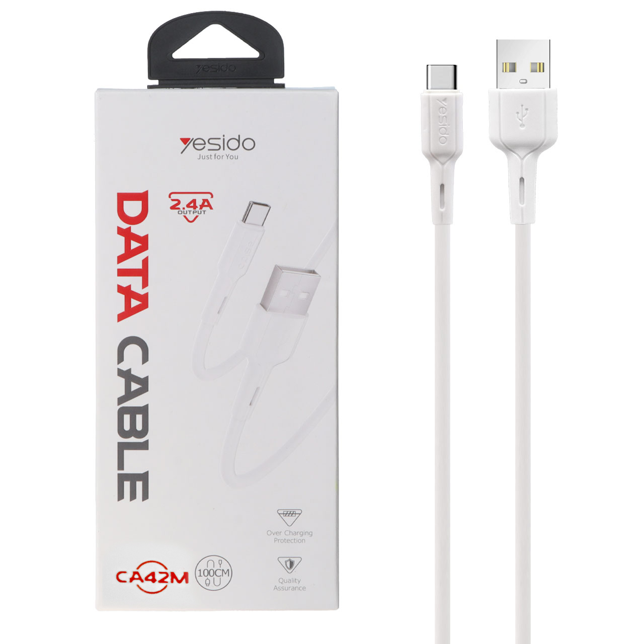 کابل شارژ فست اندروید yesido مدل CA42M