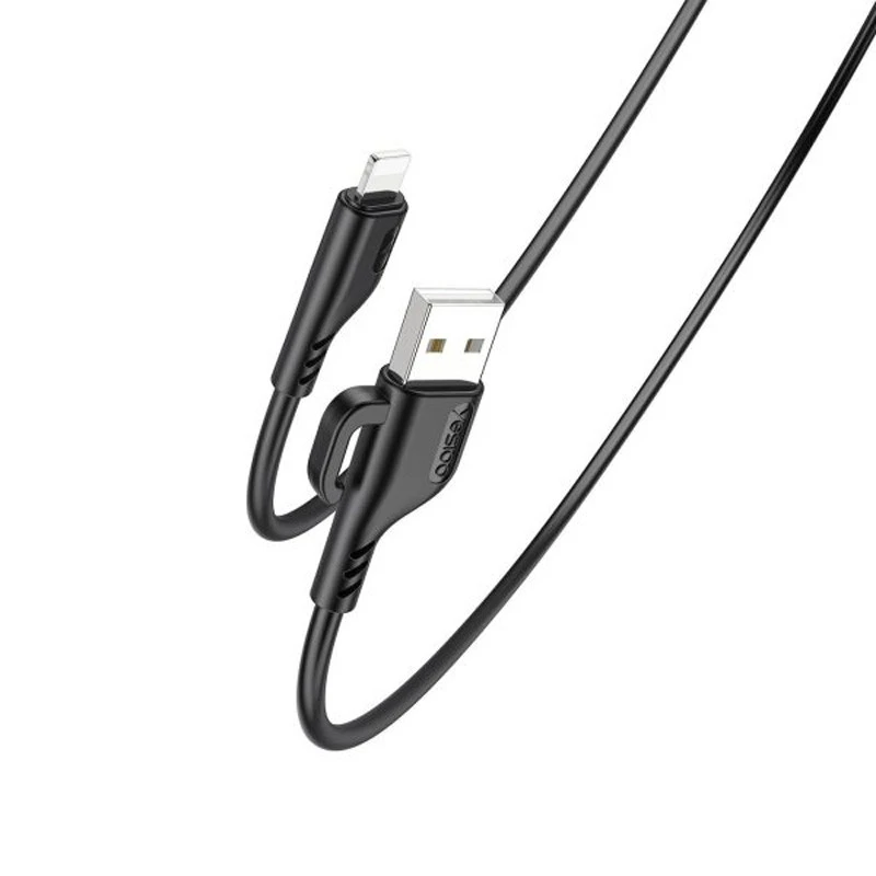کابل لایتنینگ فست شارژ 2.4 آمپر یسیدو CA105 طول 1.2 متر
