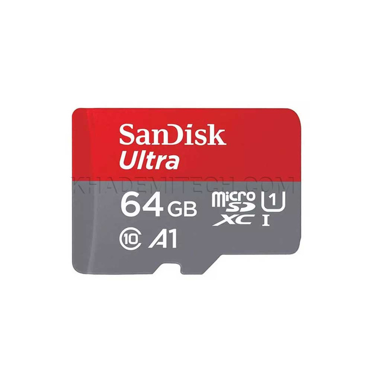 رم سندیسک مدل SanDisk ULTRA 140MB A1 C10 64GB گارانتی مادام العمر