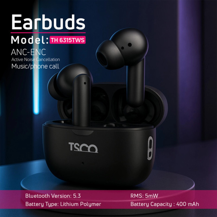 ایرفون بی سیم TSCO مدل TH 6315 TWS