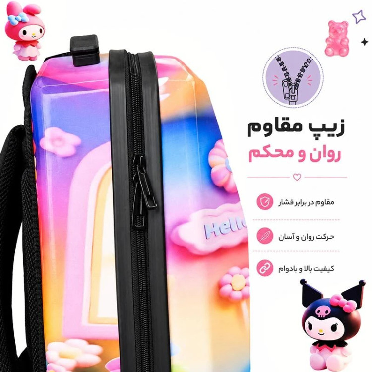 کیف کوله پشتی مارینوکس مارول MS1050 طرح کرومی