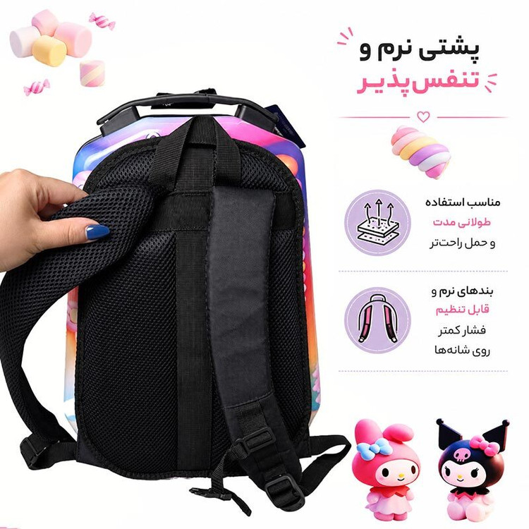 کیف کوله پشتی مارینوکس مارول MS1050 طرح کرومی