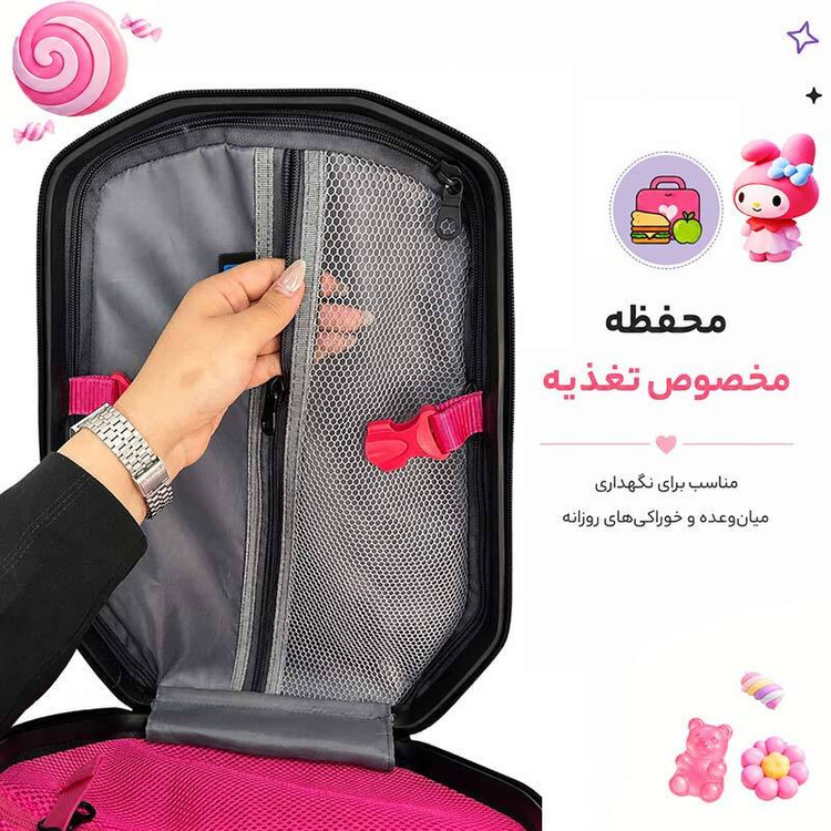 کیف کوله پشتی مارینوکس مارول MS1050 طرح کرومی