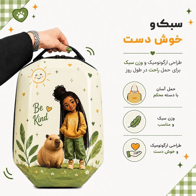 کیف کوله پشتی مدرسه مارینوکس مارول MS1050 طرح دختر مو فر