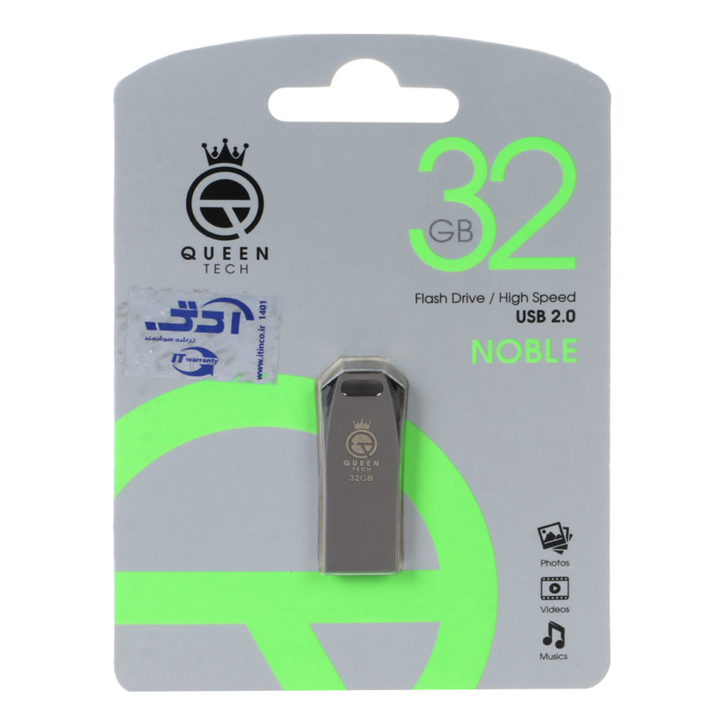 فلش کوئین تک مدل QUEEN TECH NOBLE 32G گارانتی مادام العمر