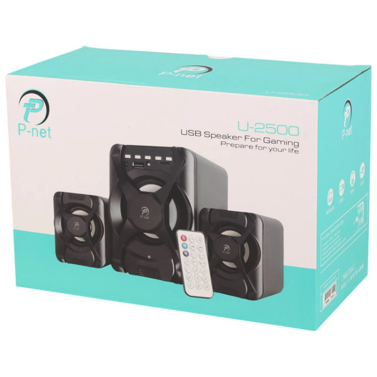 اسپیکر دسکتاپ پی نت U-2500 + ریموت کنترل