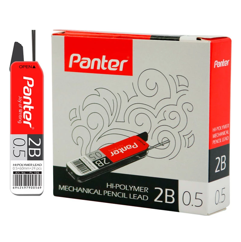 نوک اتود ۰.5 میلی متری 2B پنتر Panter مدل PL 106 بسته 2 عددی