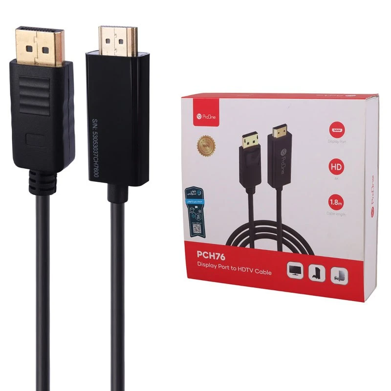کابل Display به HDMI پرووان PCH76 طول 1.8 متر