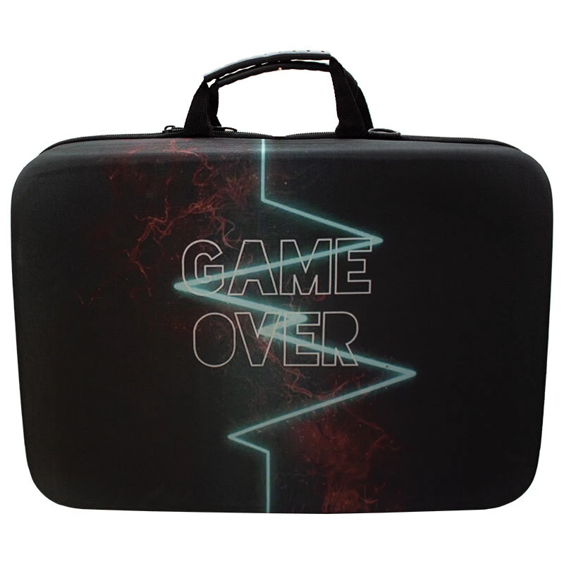 کیف کنسول بازی PS5 Slim طرح Game Over - 550 + نگهدارنده هدست