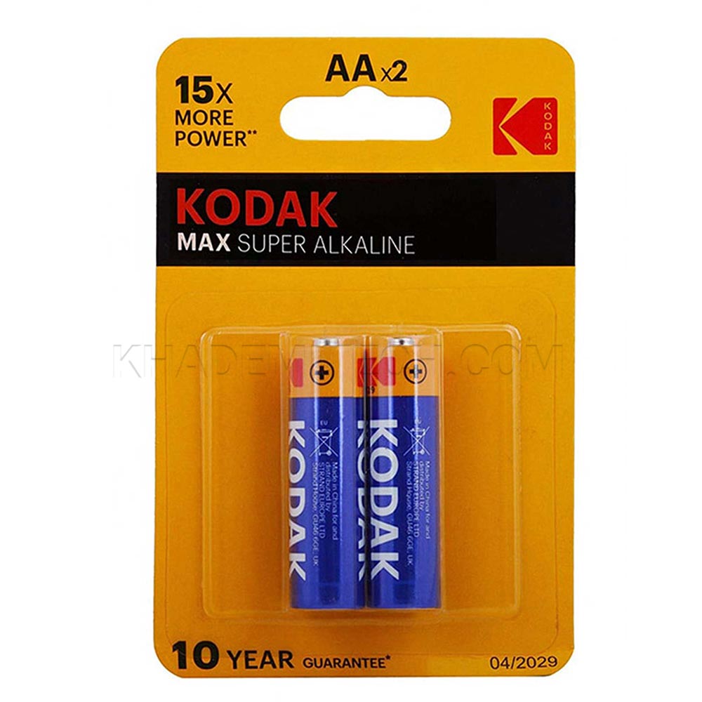 باتری آلکالاین قلمی کداک مدل KODAK MAX بسته 2 عددی