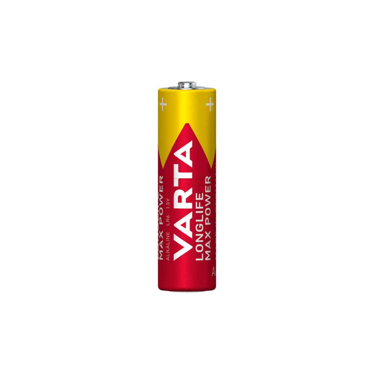 باتری قلمی آلکالاین وارتا مدل VARTA Longlife Max Power بسته 4 عددی