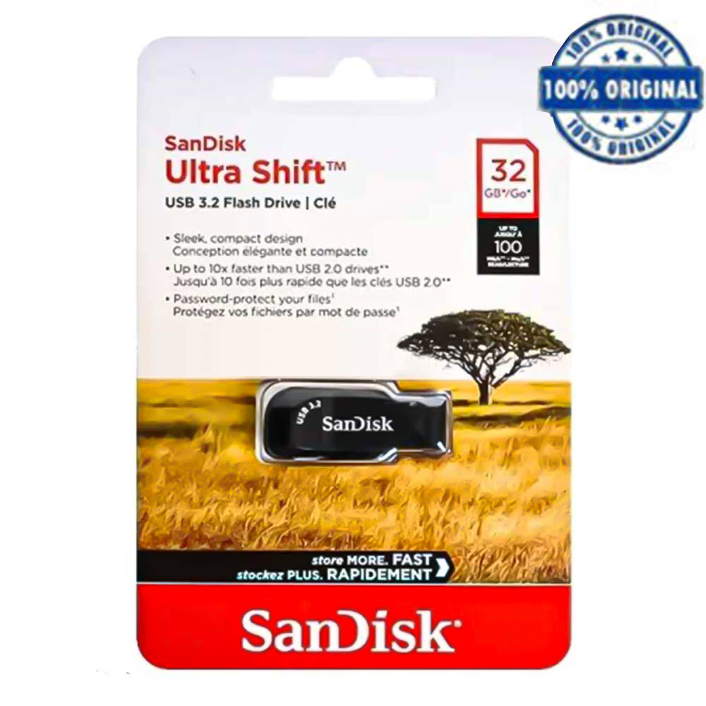 فلش سندیسک مدل SanDisk ULTRA SHIFT USB 3.2 32GB
