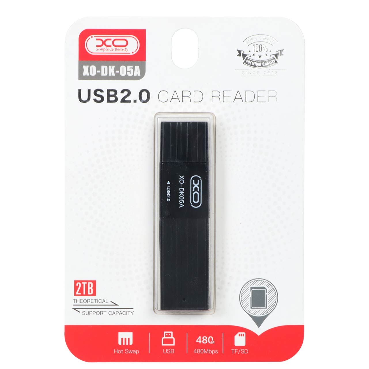 رم ریدر XO USB2.0 مدل XO-DK-05A
