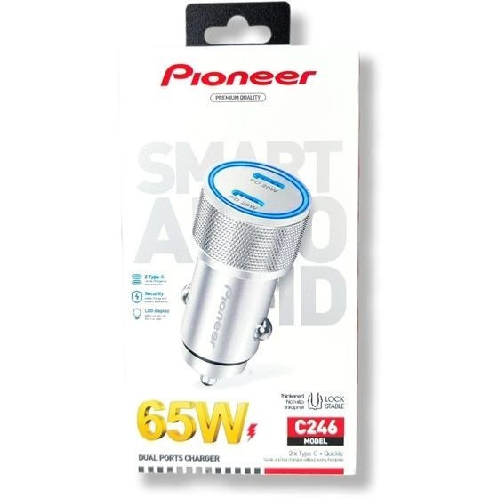 شارژر فندکی پایونیر مدل PIONEER C246 65W