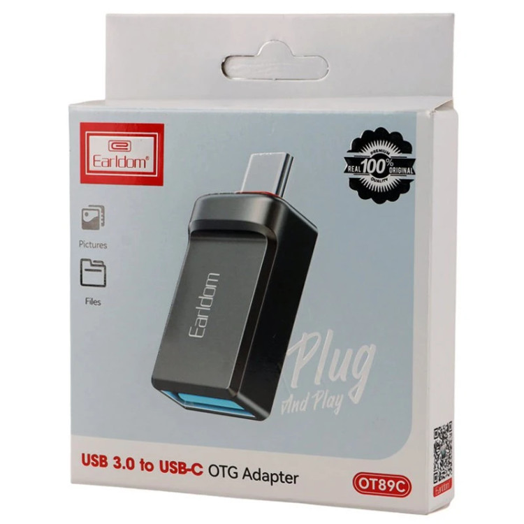 تبدیل USB OTG به تایپ سی ارلدام ET-OT89C