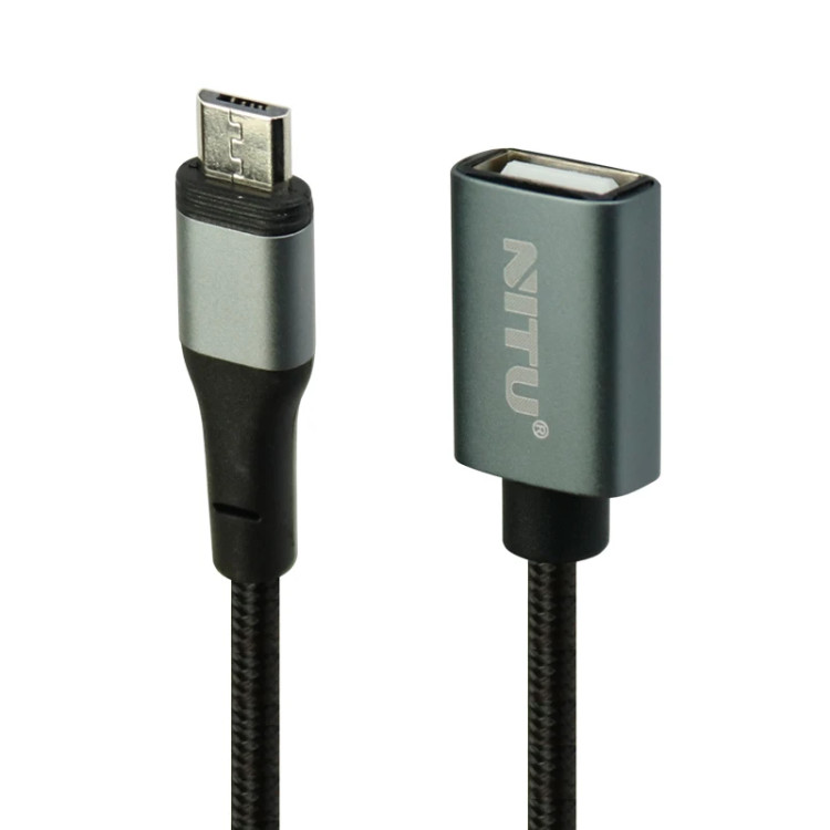 کابل تبدیل USB OTG به میکرو یو اس بی نیتو NT-CN20