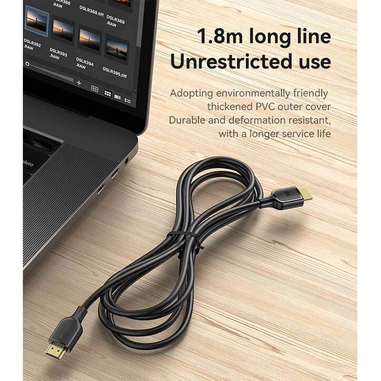 کابل HDMI 4K یسیدو HM16 طول 1.8 متر