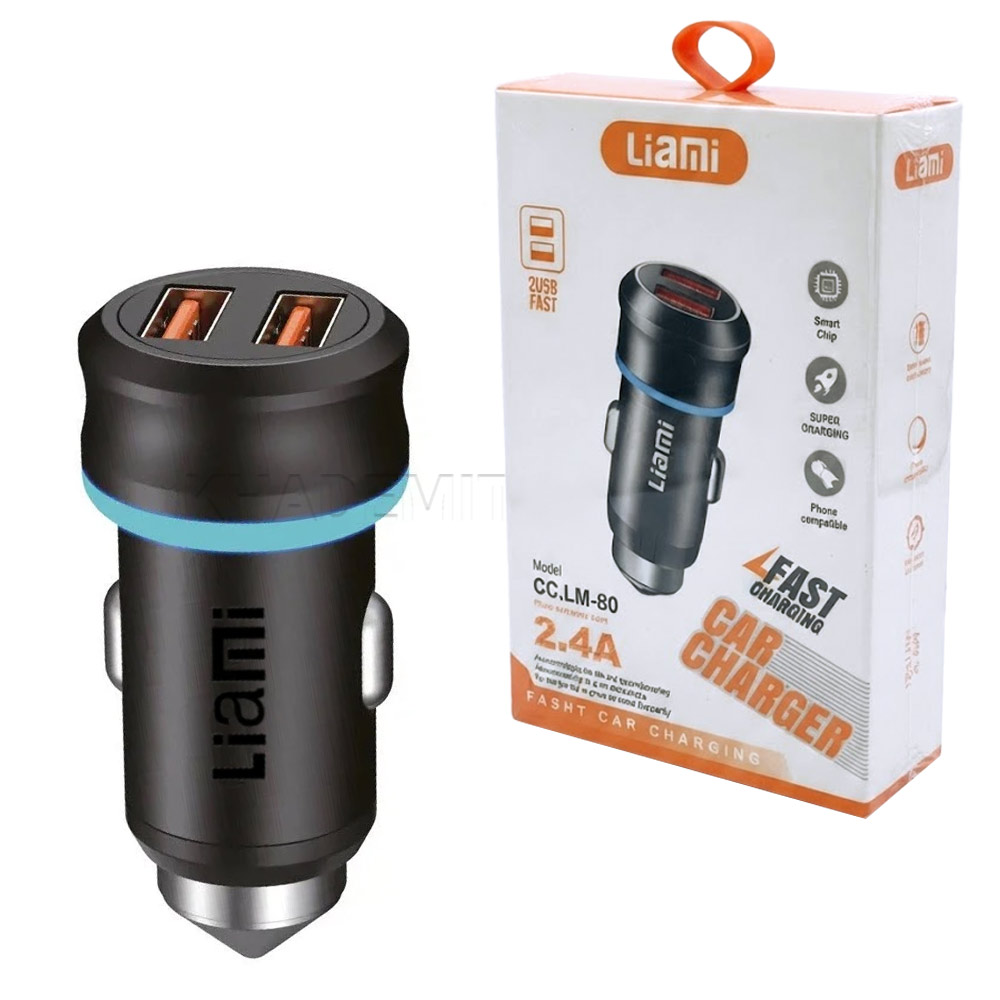 شارژر فندکی لیامی مدل LIAMI CC.LM-80