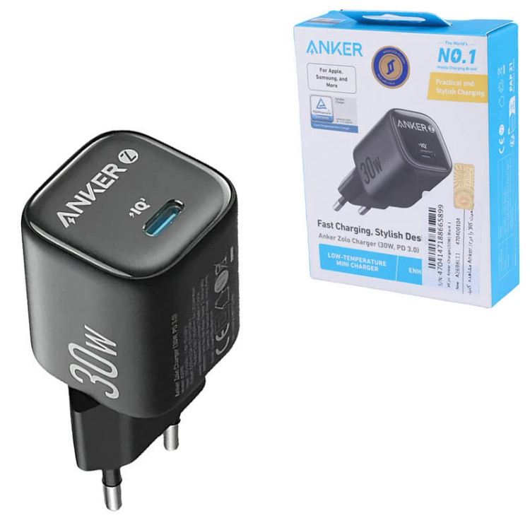 شارژر دیواری 30 وات انکر Zolo A2698L11 PD3.0 3A