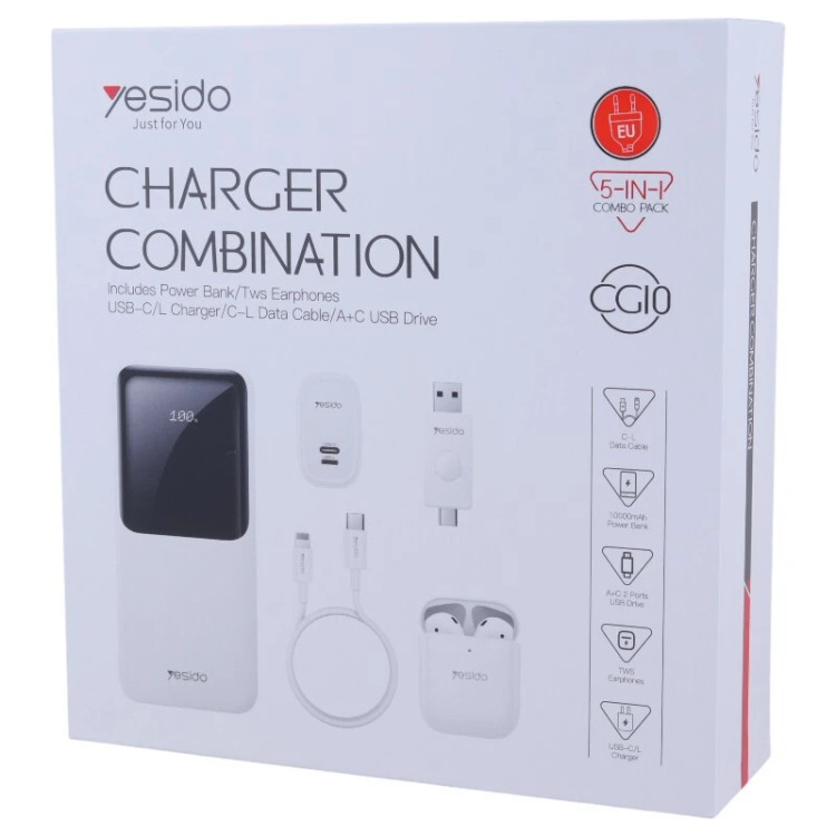 پکیج 5 عددی لوازم جانبی موبایل یسیدو CG10