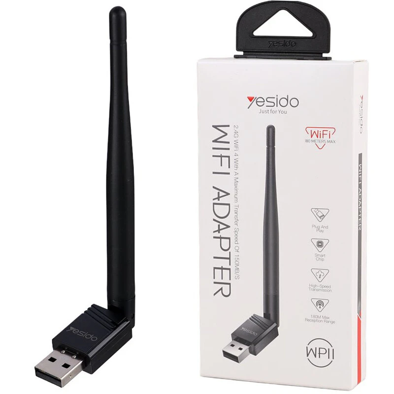 کارت شبکه بی سیم آنتن دار Yesido WP11 150Mbps