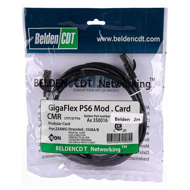 کابل شبکه Cat6 بلدن طول 2 متر