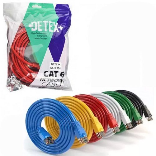 کابل شبکه CAT6 دیتکس پلاس (+DETEX) 15 متر