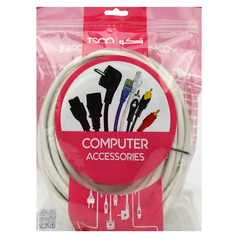 کابل شبکه TSCO UTP TNC610 Cat6 1m